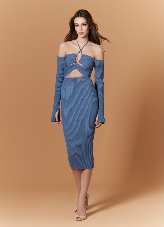the vivi knit dress Amazon.com: LilySilk Vivi Knit Silk Dress for Women Boat Neck Could  Shoulder Long Sleeve Midi Knitted Dresses Ladies Soft Comfortable Black  Small : Clothing, Shoes & Jewelry