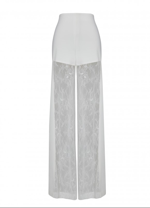 Sheer Hem Pant Style 248011 main image 1