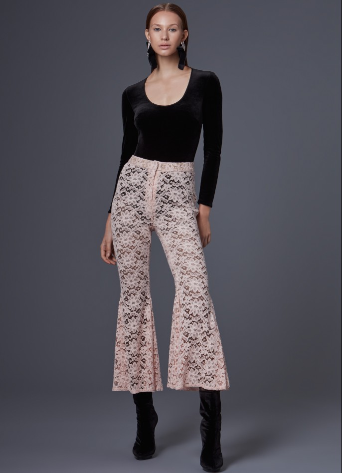 LACE FLARE PANTS